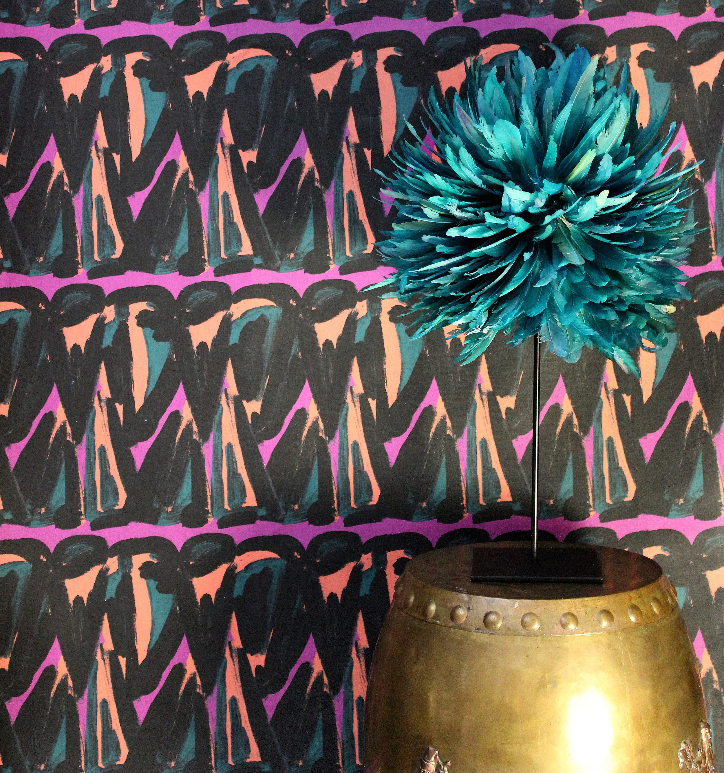 African Head Dress with Chaang Fabric .jpg