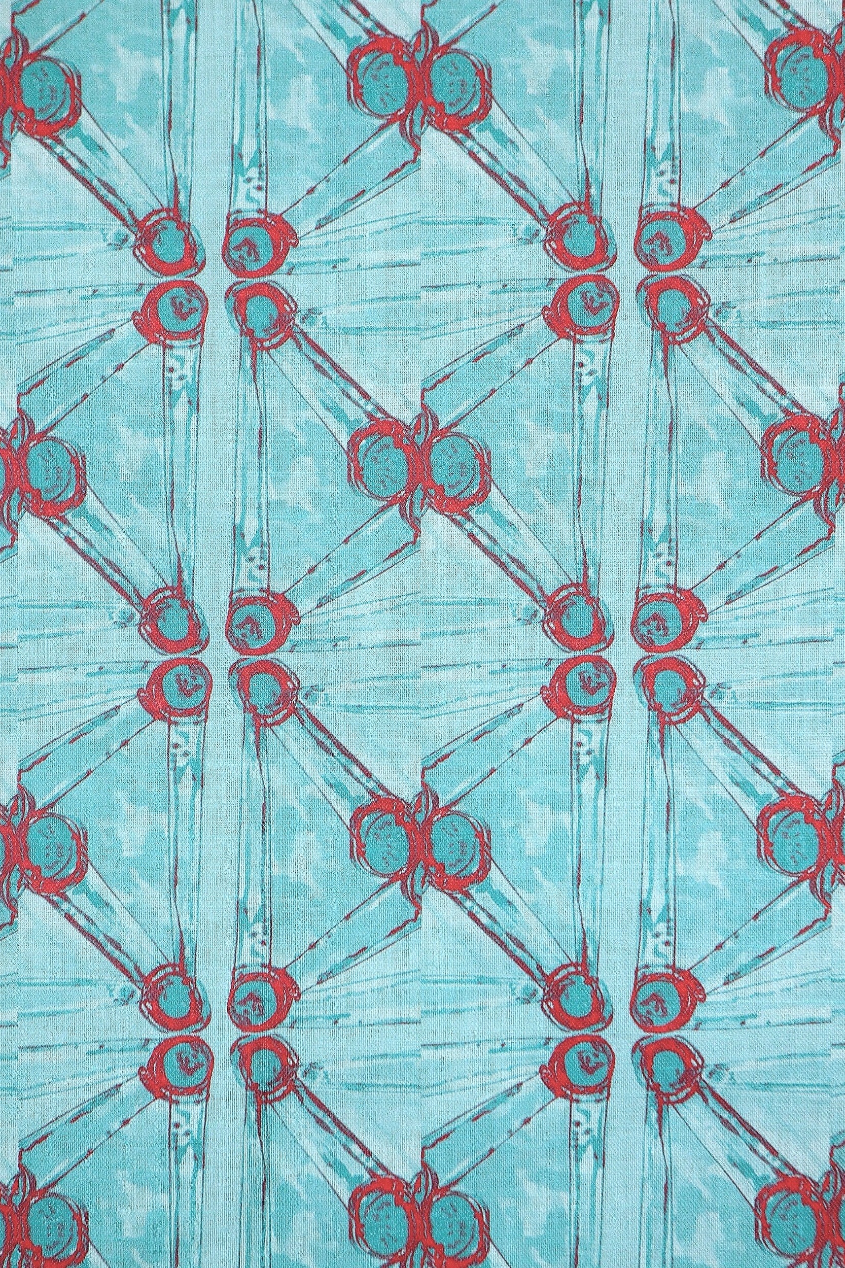 GOTICO, aqua/raspberry