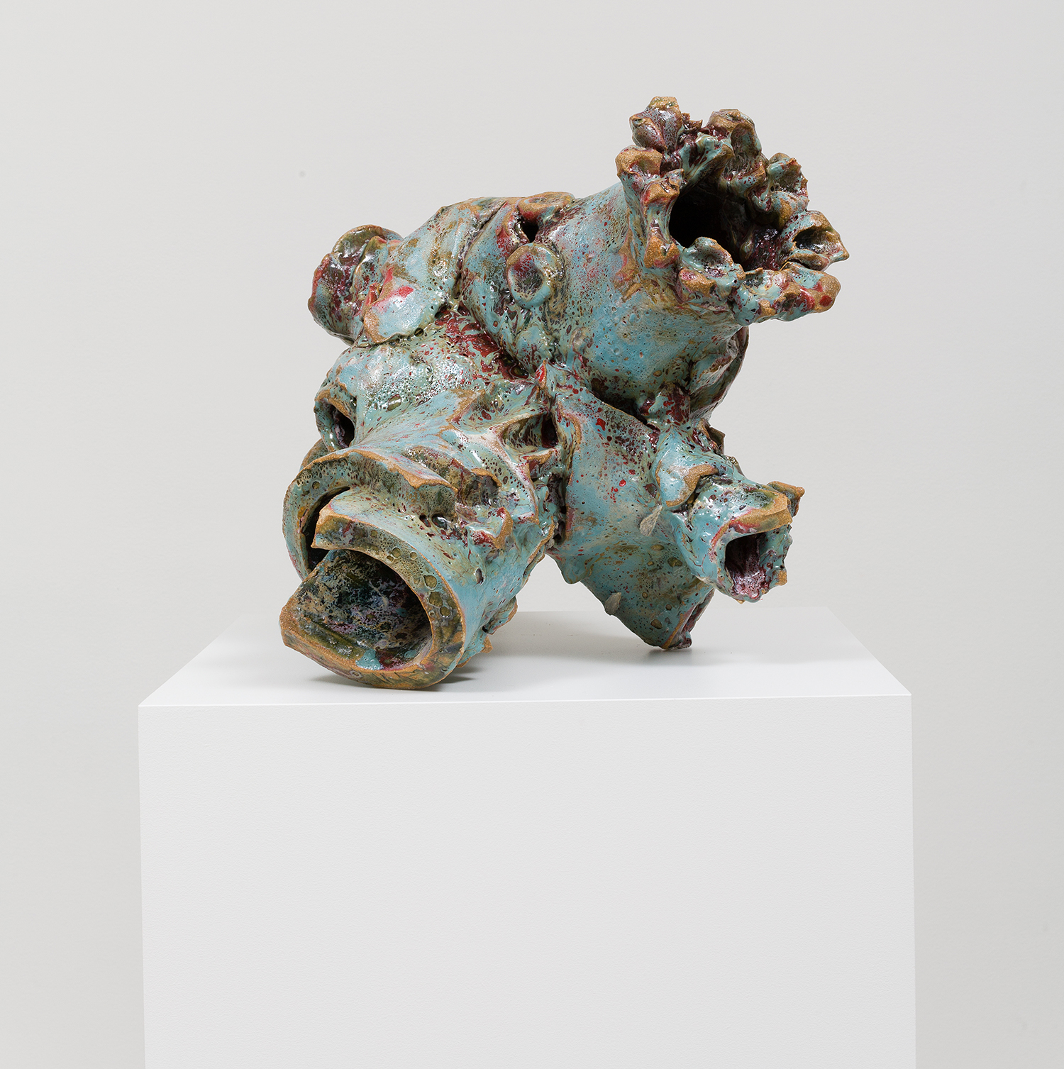    
  
 
  
     Christopher Miles  Untitled (Nugget #4)    2013 Glazed stoneware 14.5 x 20 x 19 Inches  Courtesy of the Artist 