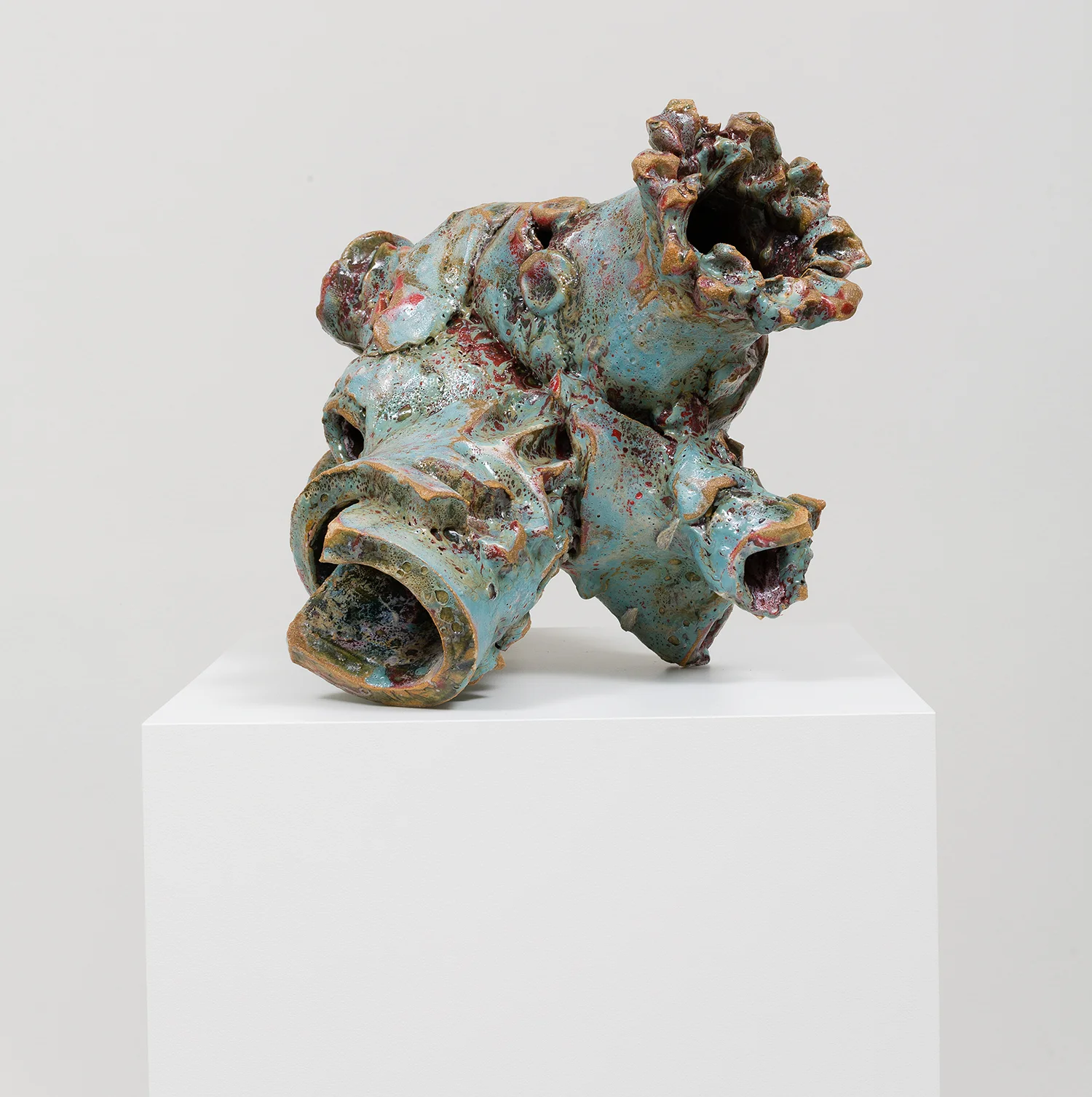 Christopher Miles Untitled (Nugget #4) 2013 Glazed stoneware 14.5 x 20 x 19 Inches Courtesy of the Artist