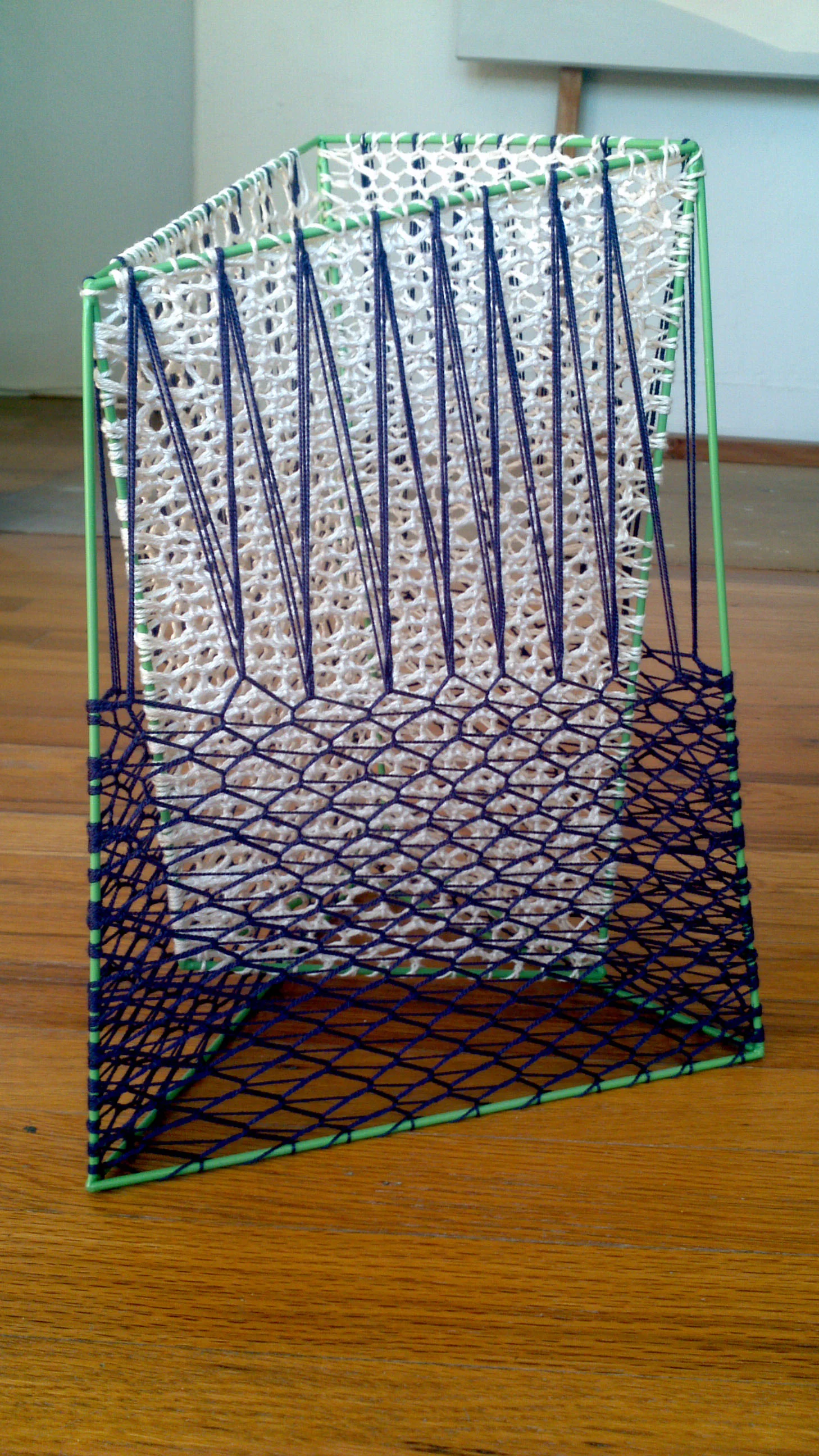 Ashley Landrum 1917 steel, string, paint 11 x 9 x14 Inches Courtesy of the Artist