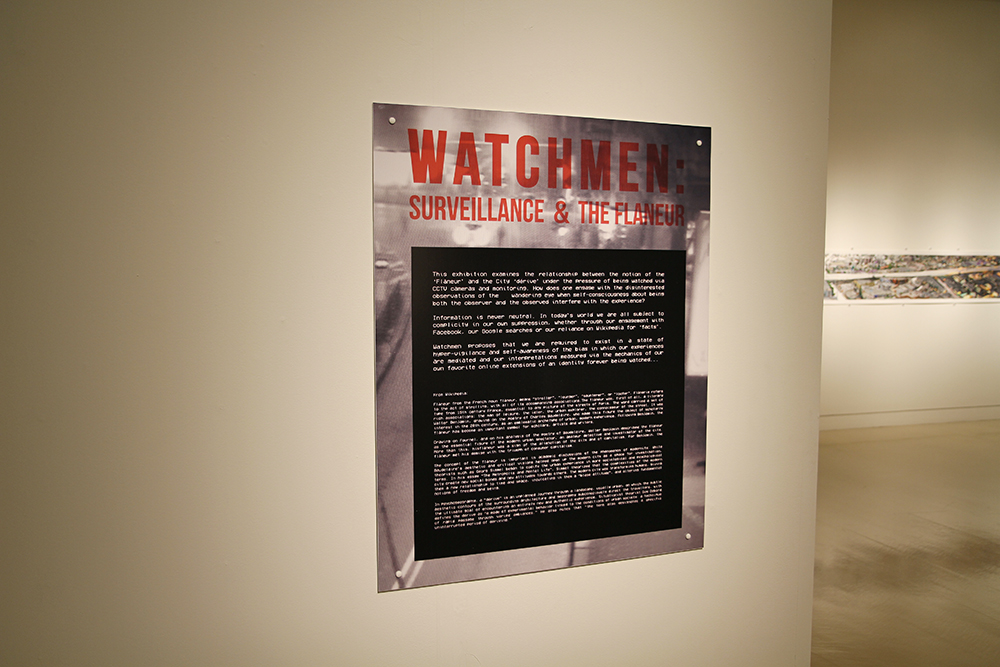  Watchmen: Surveillance and the Flaneur Exhibition view 