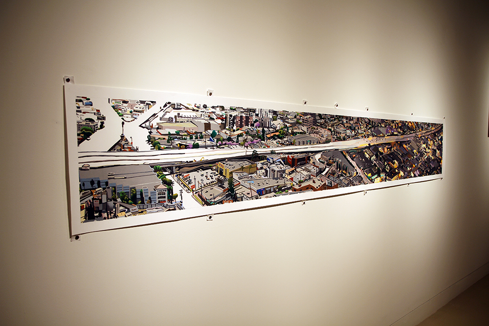 Susan Logerici All Day, All Night 2013 Colored pencil on paper 17 x 114 inches Courtesy of the Artist Commissioned by LACMTA (Metro)
