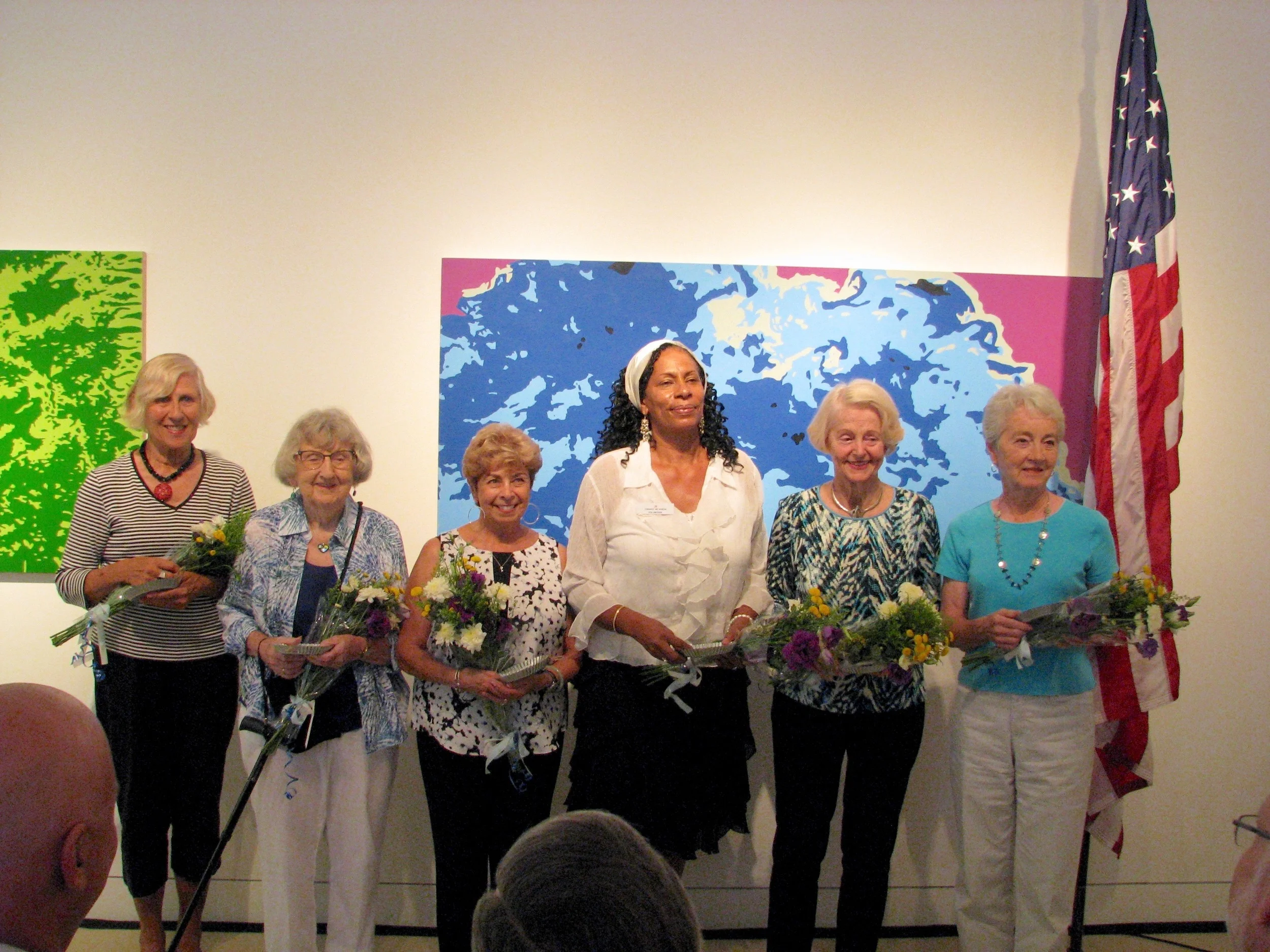 Honoring Judi Kern, Irma Maggio, Iris Rogers, Candy Paula, Audrey Suer, Ann Peitzman and Hedy Lutz for their contribution to the TAM.