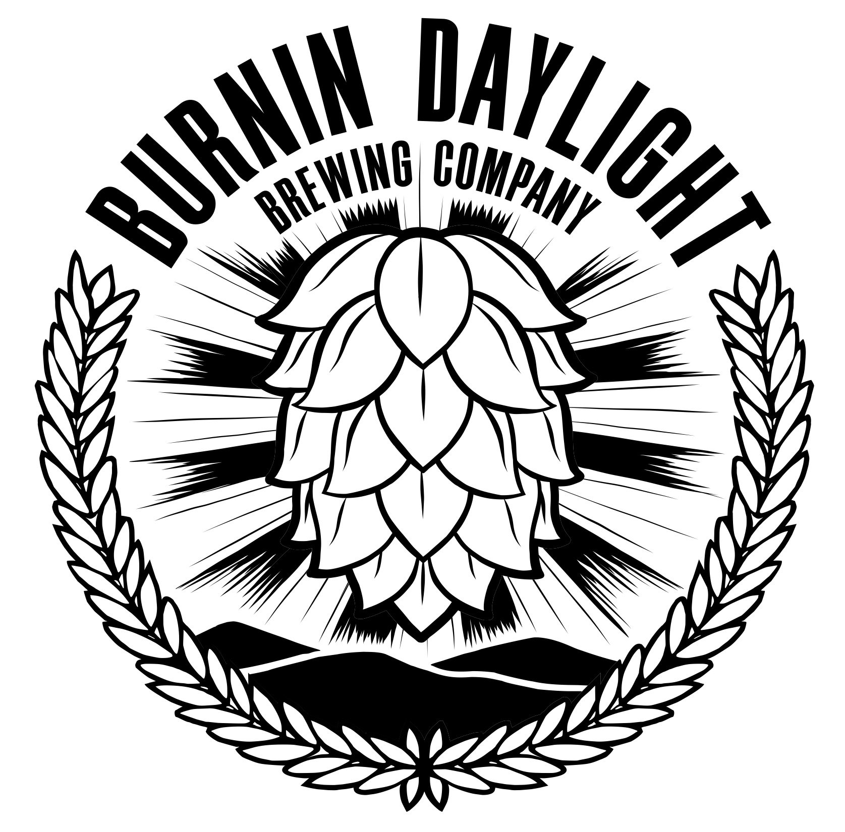 Burnin Daylight Logo- black on white.jpeg