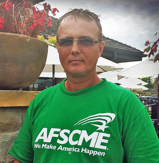 Rick Albright, president of Local 2487