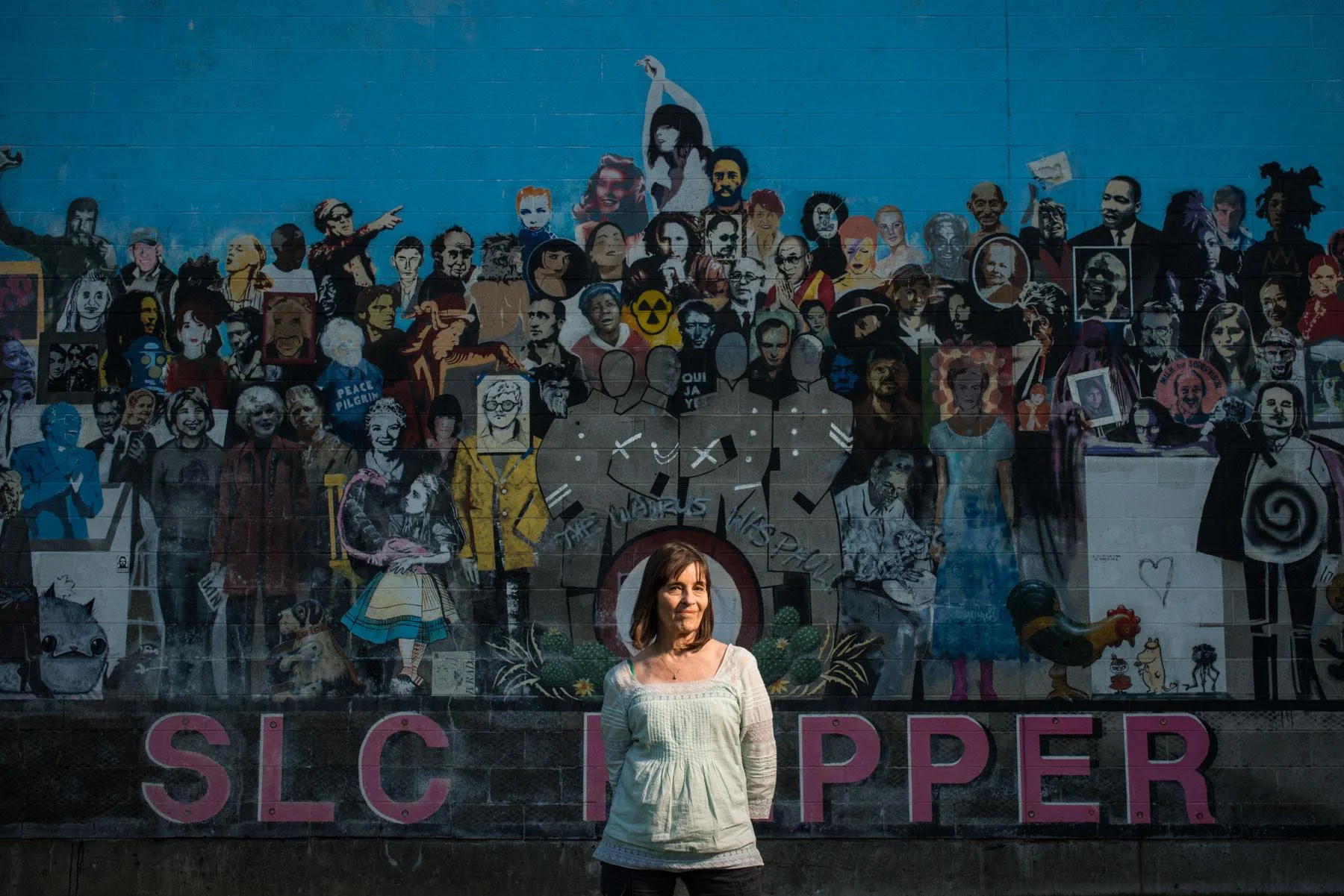 Jann Haworth SLC PEPPER mural | photo by Chad Kirkland