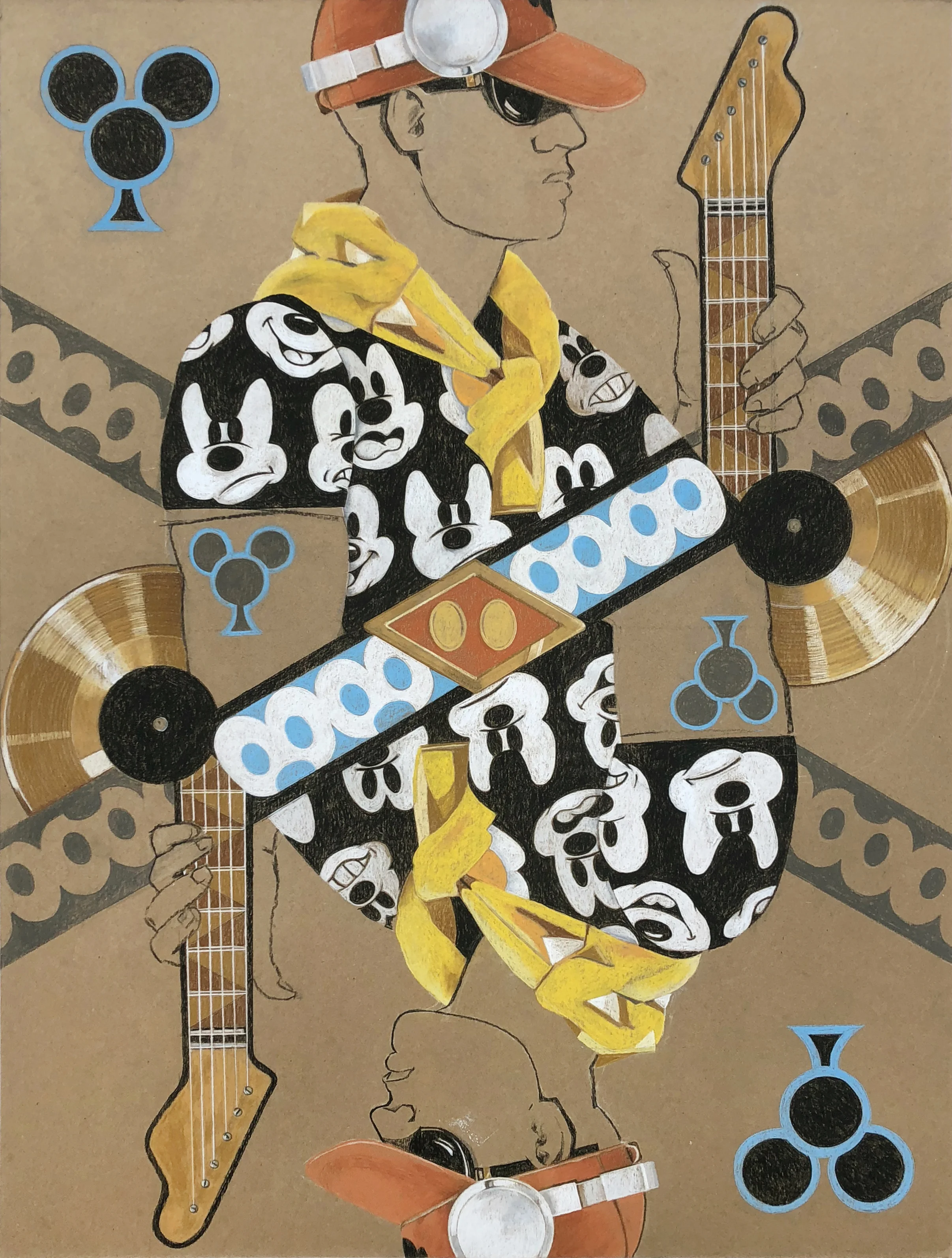 75_Jann Haworth_Black Jack Kicker_pastel on board_40x30in.jpg