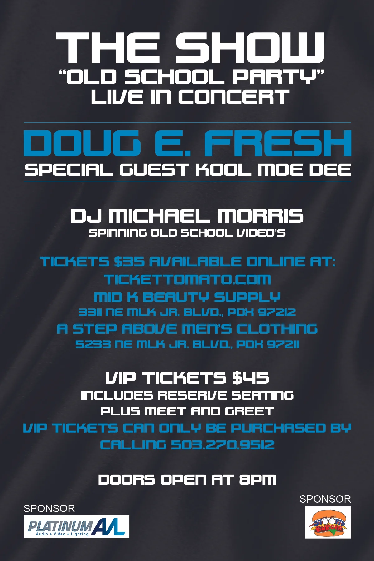 Doug E. Fresh in Portland