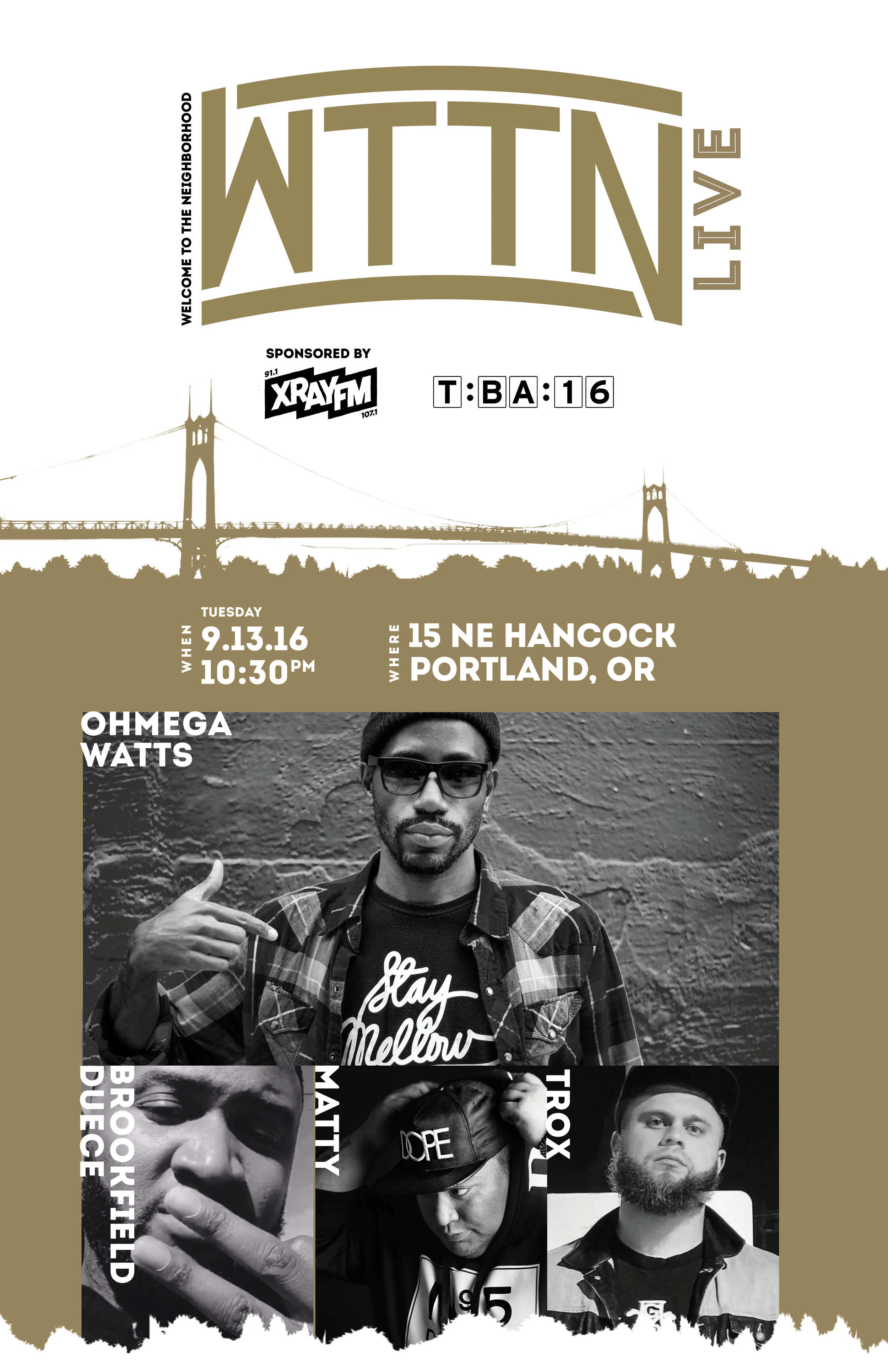 Win a pair of tickets to WTTN Live at TBA16