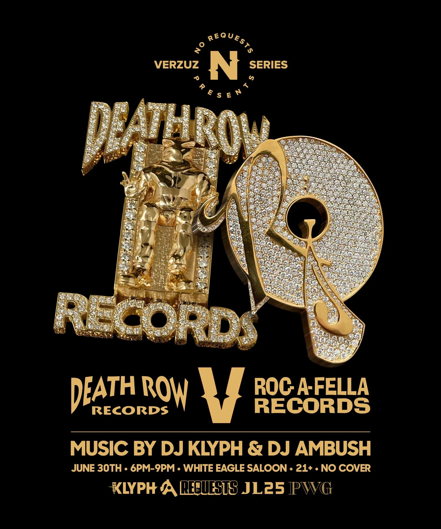 No Requests DJs welcome PWG / JL25