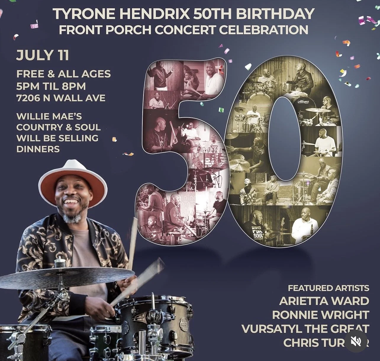 Tyrone Hendrix 50th Birthday Celebration 
