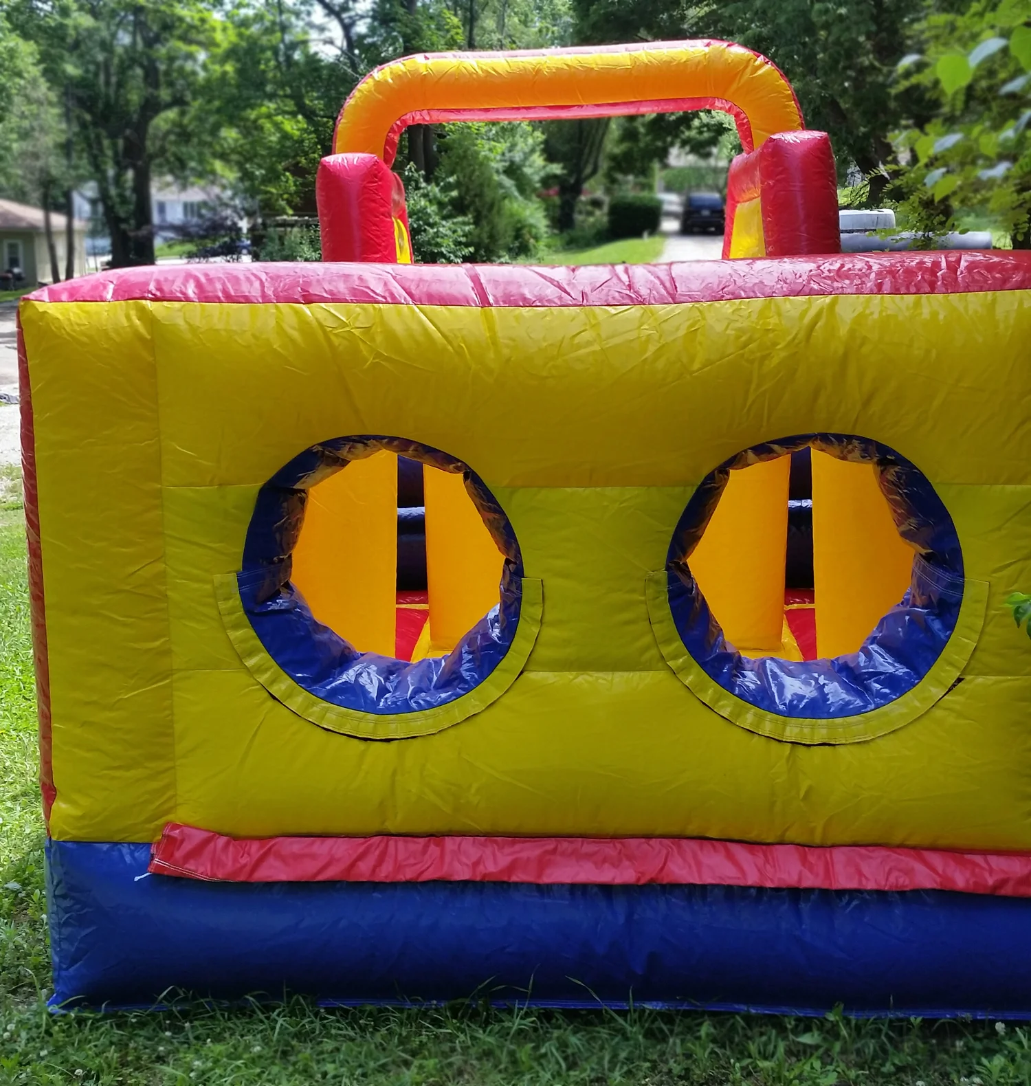 Front Colorful 40' Obstacle Course