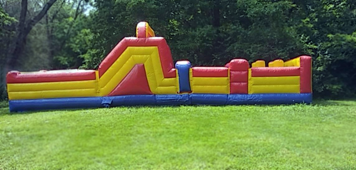 Colorful 40' Obstacle Course