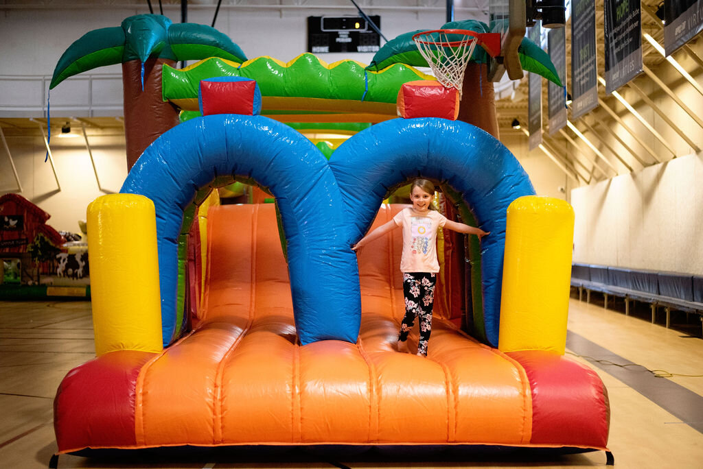 Jungle Run Inflatable Obstacle Course