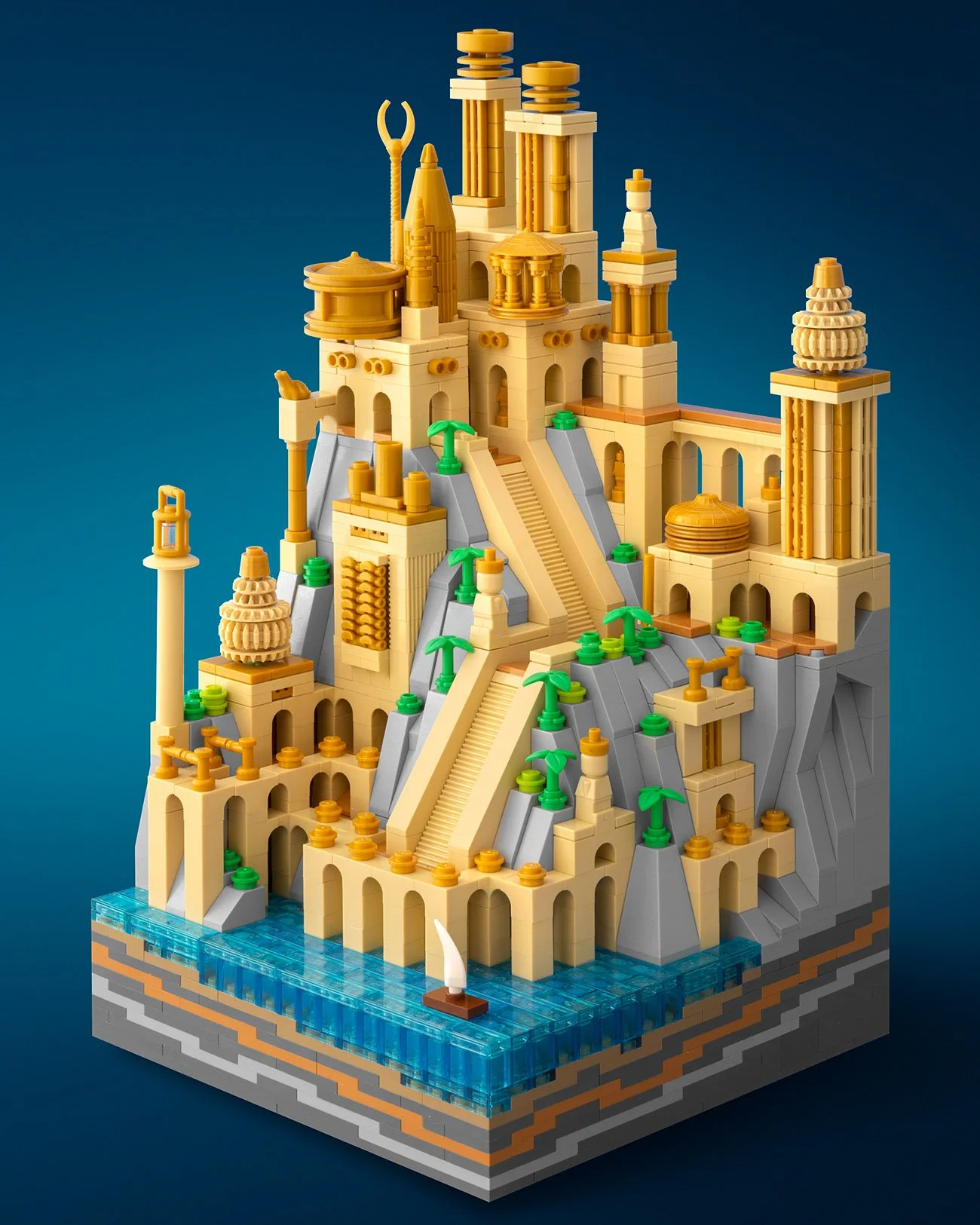 LEGO Microscale Temple