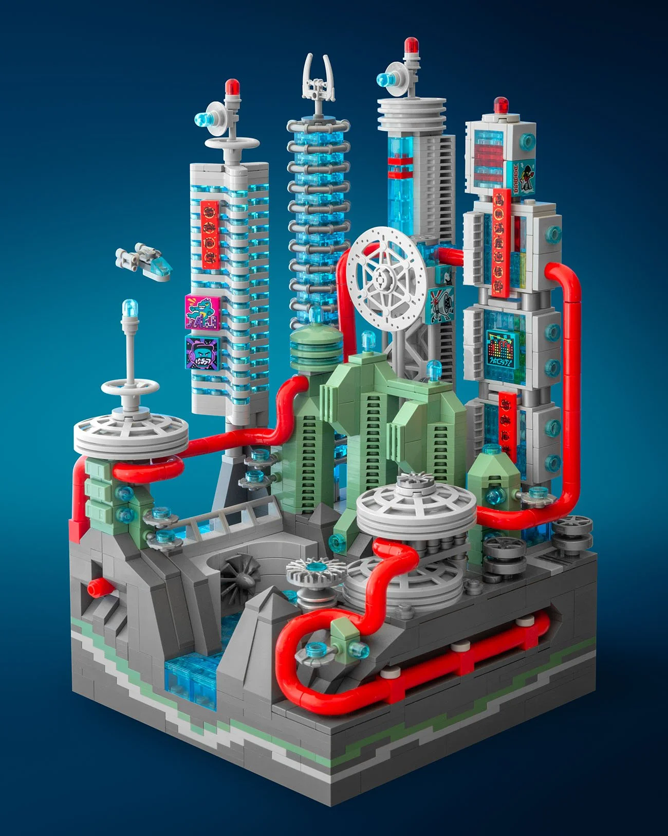 LEGO Cyberpunk City