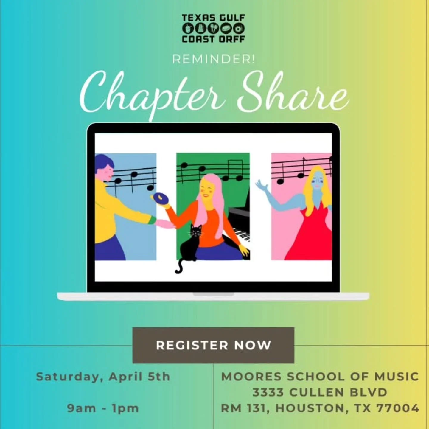 I think we would all agree that spring break was way too short this year, BUT (hehehe butt) we have just the thing to help push you through the end of the year! Chapter Share! A time where fellow teachers share some of their favorite Orffy activities