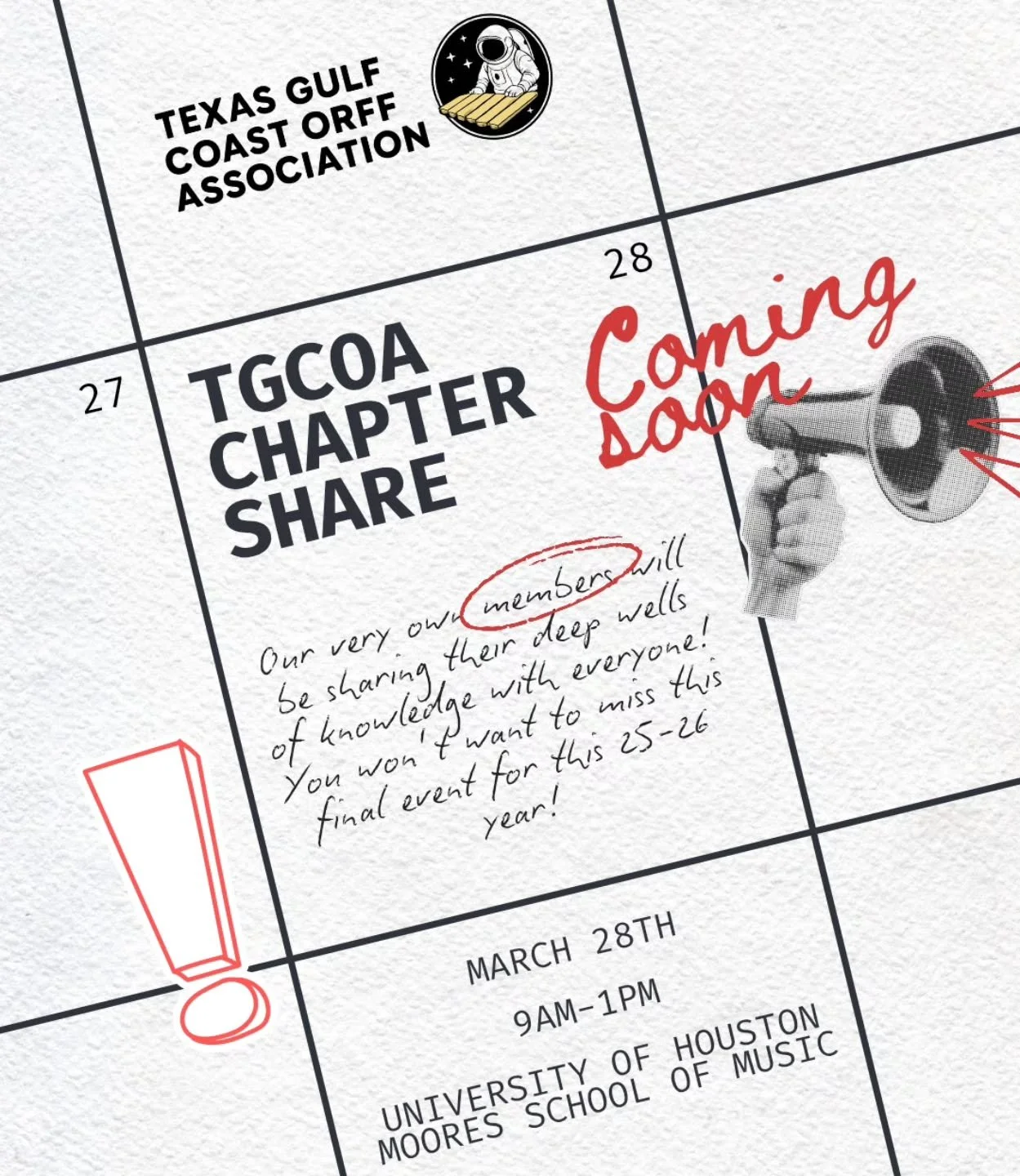 Final event for the academic calendar this 25-26 school year! You won't want to miss it! #TGCOA #AOSA #ChapterShare