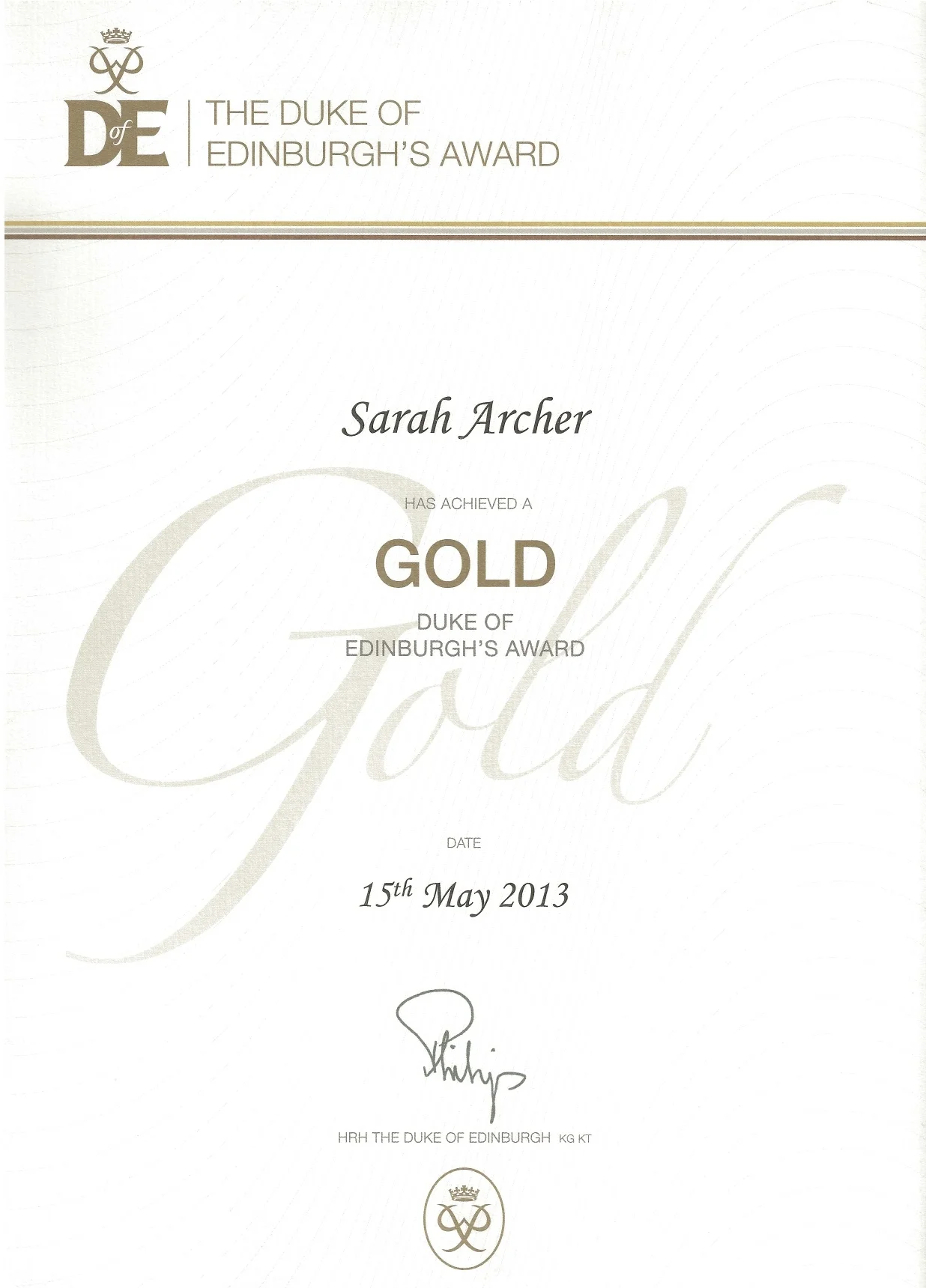 Duke of Edinburgh's Award