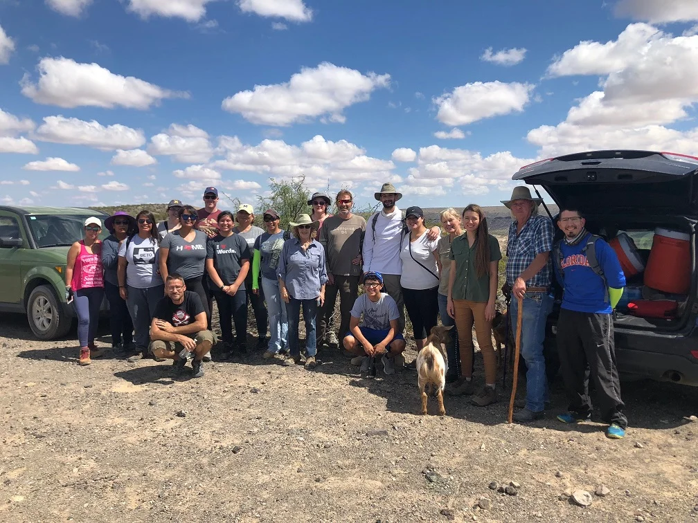 The goat puts her best side forward.