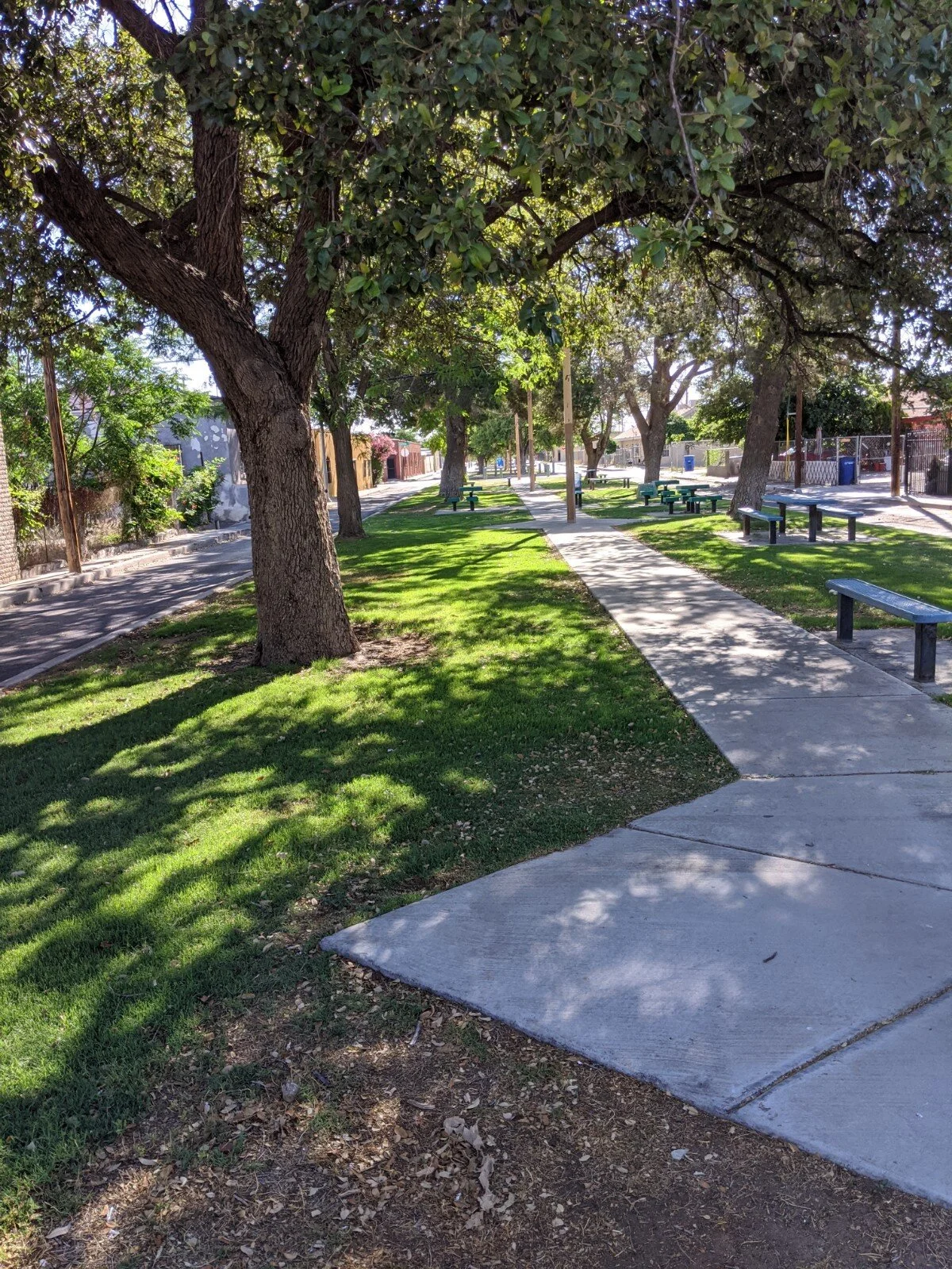 Paseo de Los Heros trail beginning on Ochoa.jpg