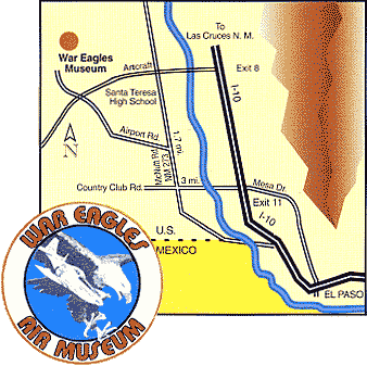 War Eagles Museum Map.gif