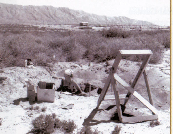 Excavation at Keystone Heritage Park 1979