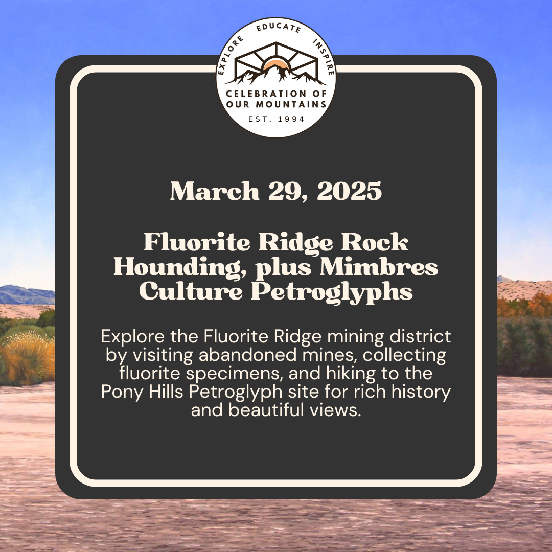 Fluorite Ridge Rock Hounding, plus Mimbres Culture Petroglyphs