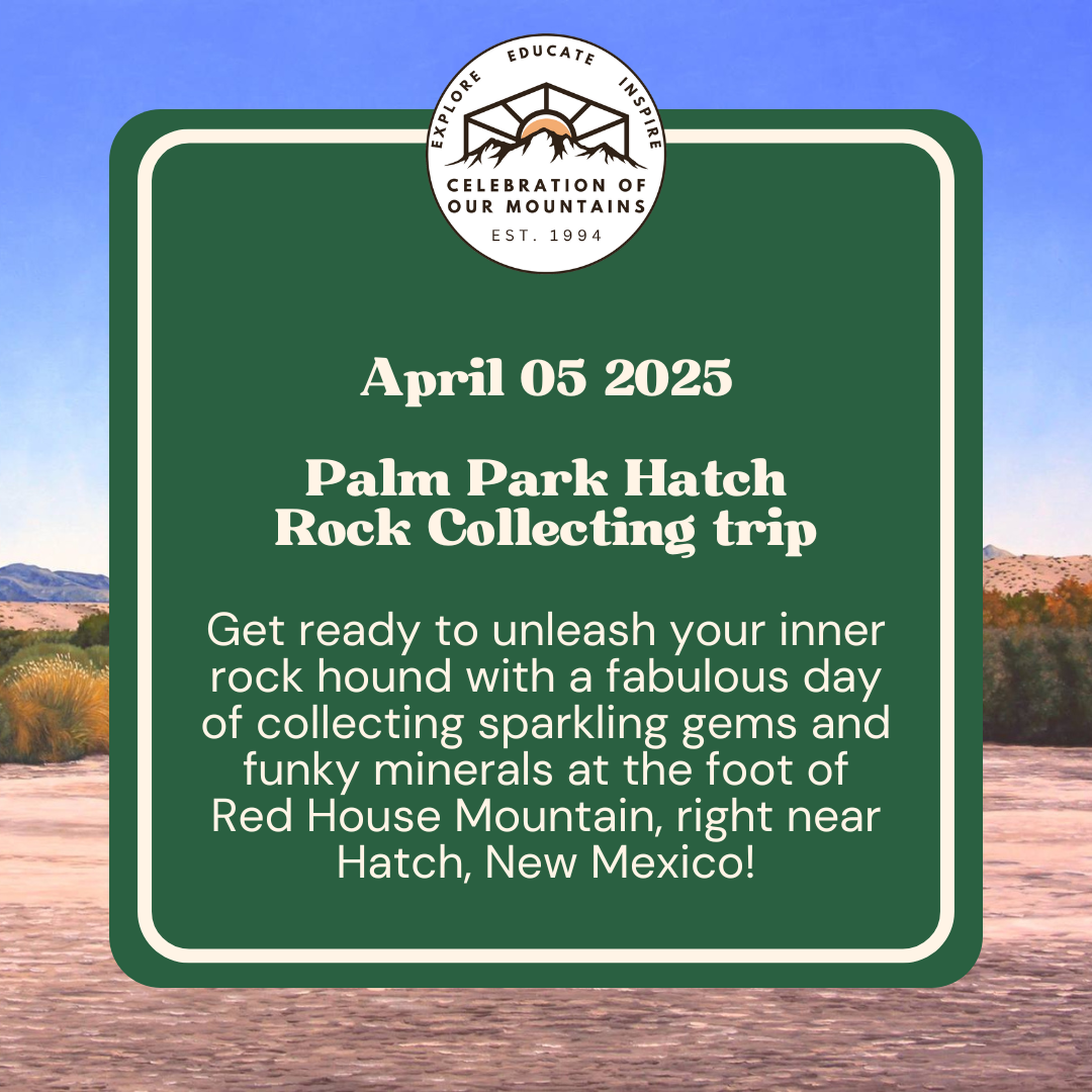 Palm Park Hatch Rock Collecting Trip