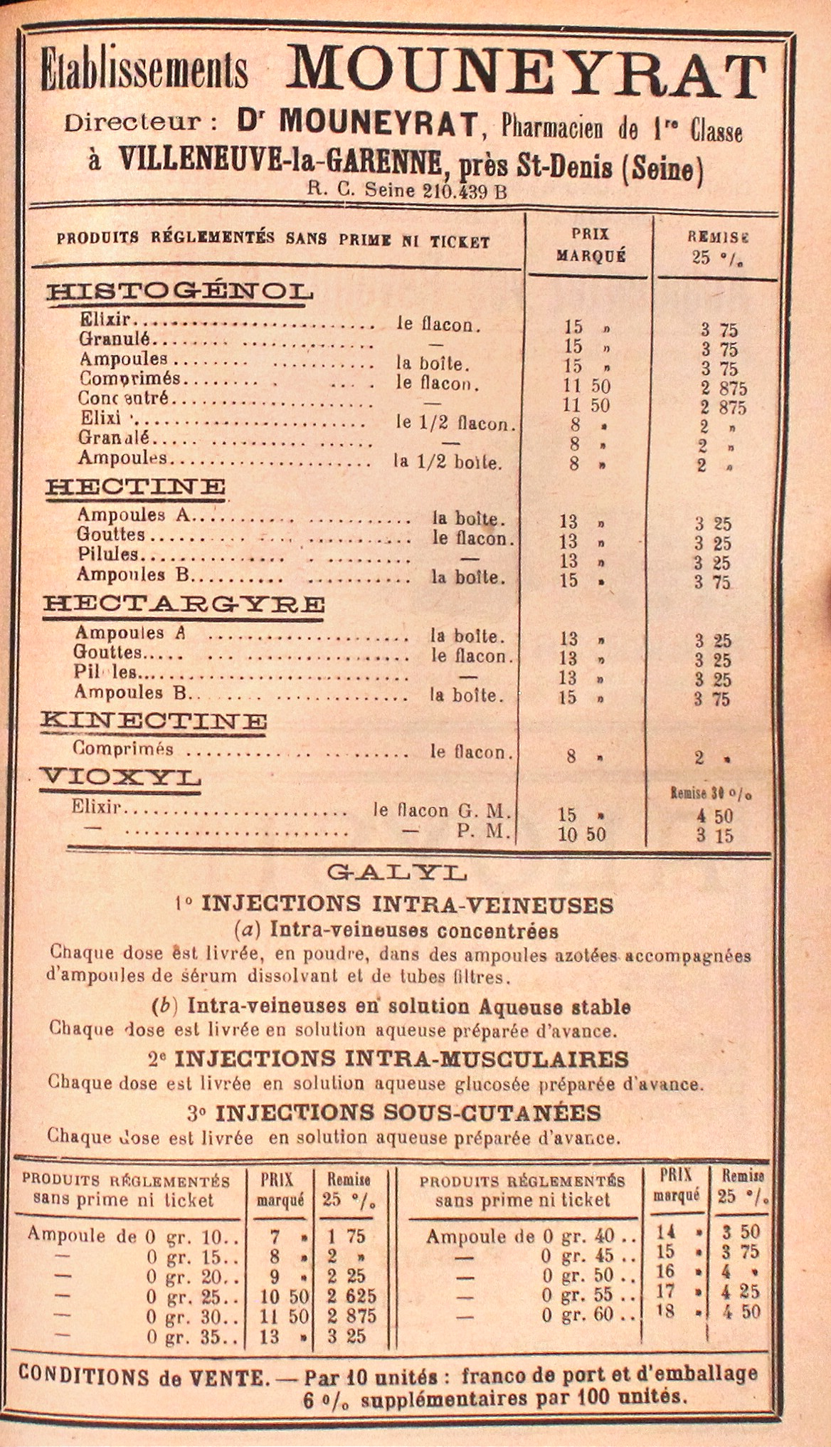  Galyl Advertisement in L'Union Pharmaceutique 71, no. 9 (1930), p. 571. (Courtesy of Bibliothèque Interuniversitaire de Santé)