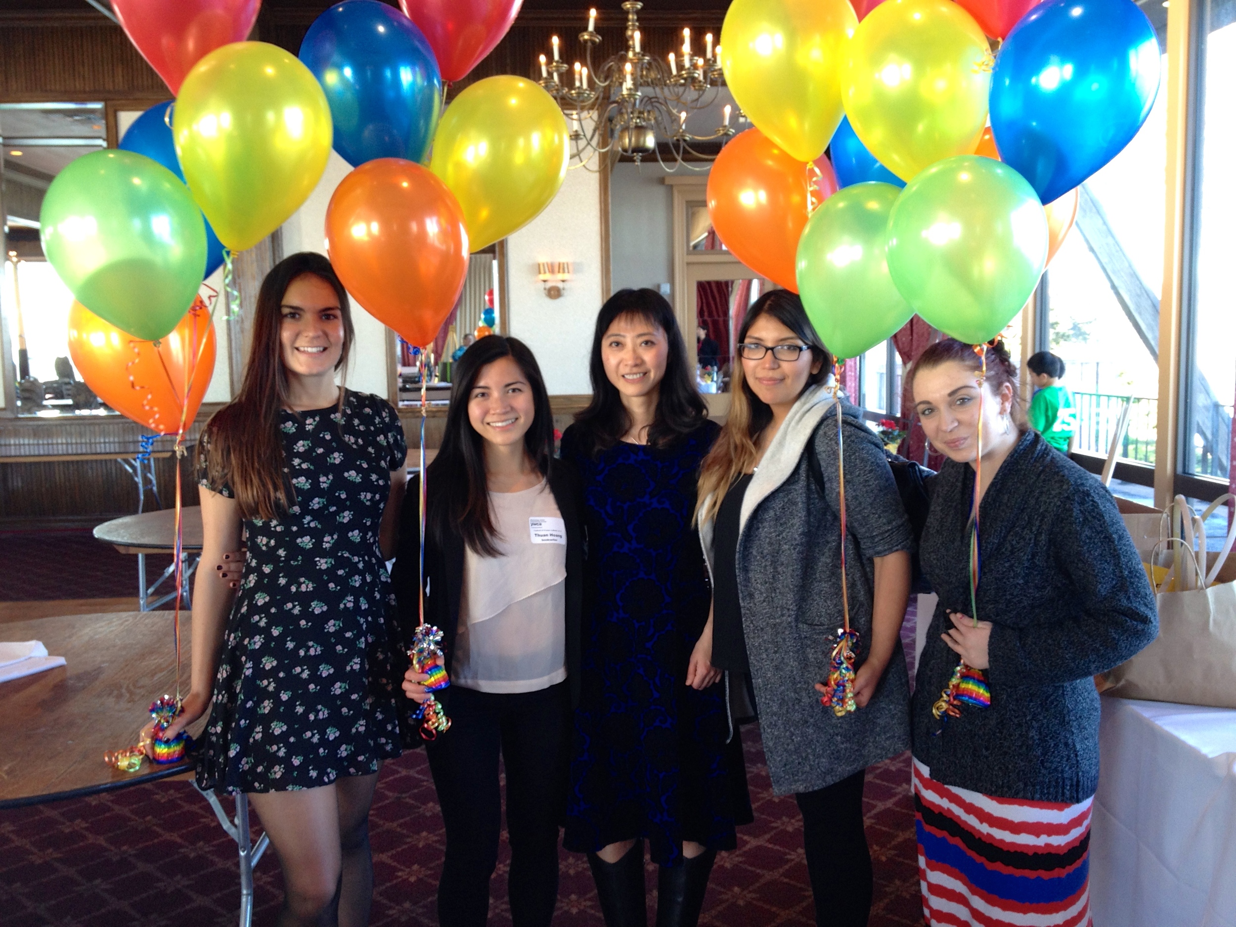 The lovely YWCA ladies celebrated writing and storytelling .