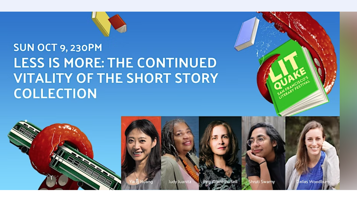 From Litquake's Craft and the Creative Life series: Less is More: The Continued Vitality of the Short Story Collection