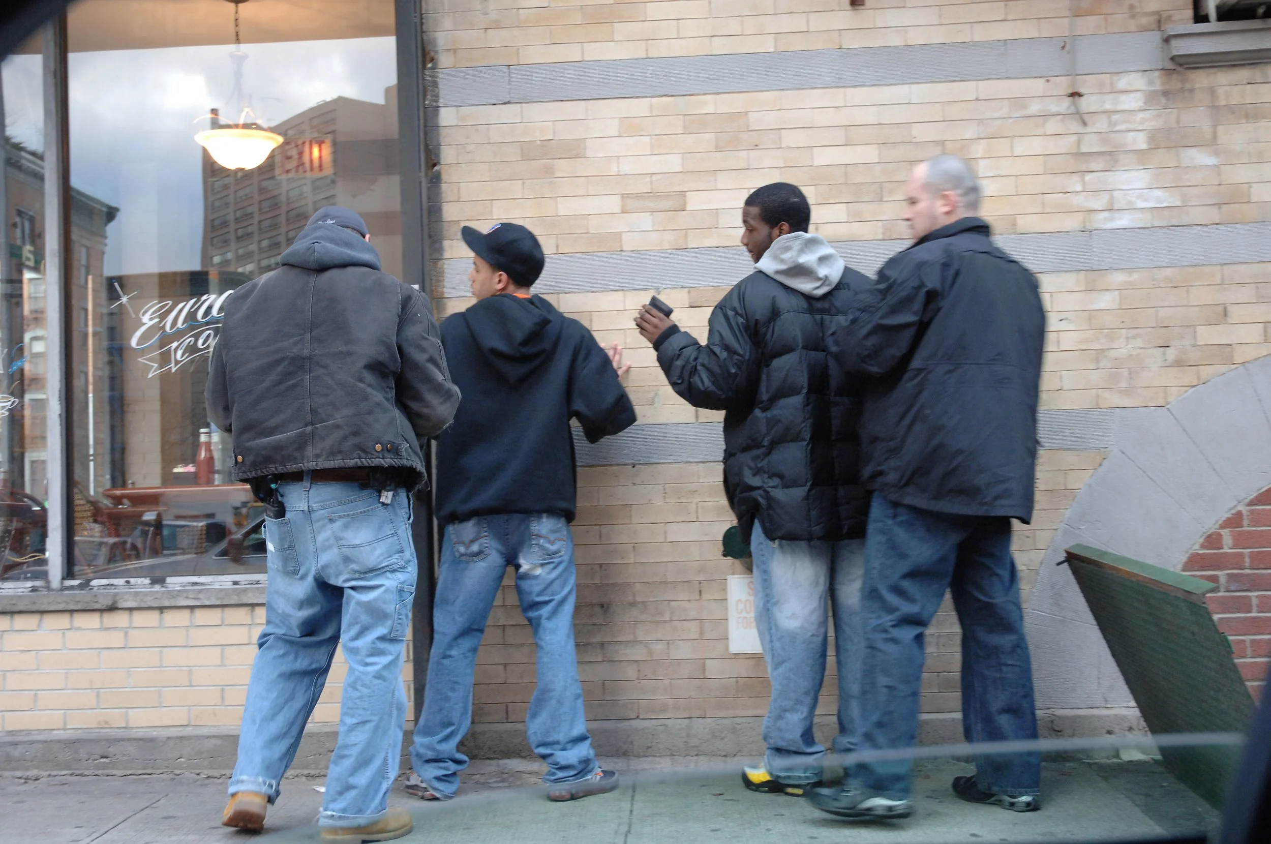  December 27, 2006 I was sitting in my car when I witnessed two young African America walking down the street talking with each other.  Then two New York City Police Detectives pulled up behind me, got out their unmarked car and stopped the two young