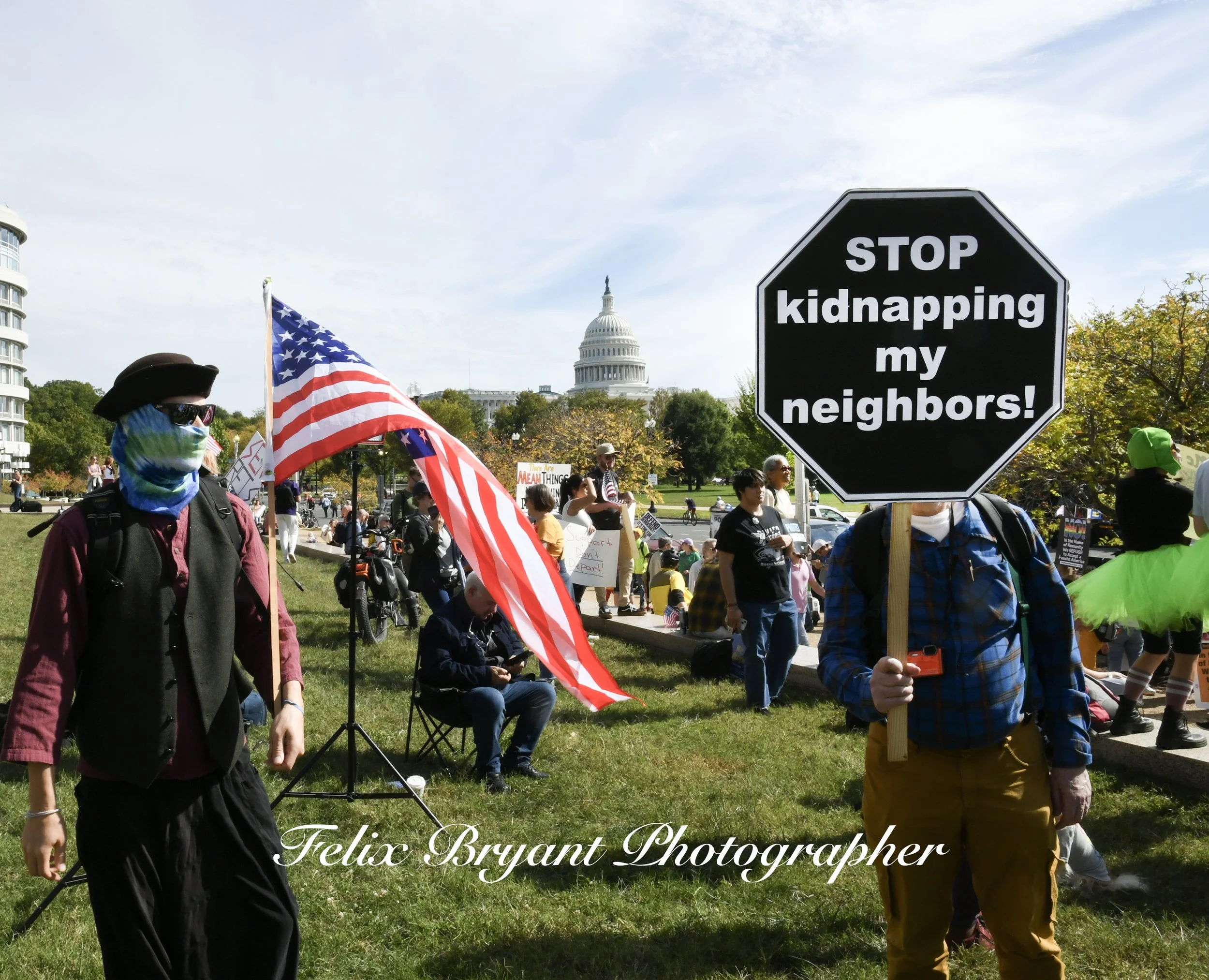 October 18, 2025. The No Kings March in Washington, D.C.
