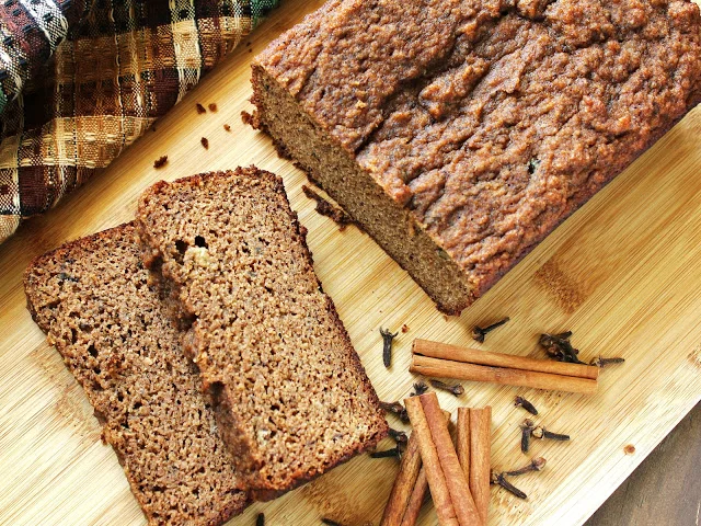 Chai Spice Almond Flour Banana Bread (Grain Free, Gluten Free, Paleo)
