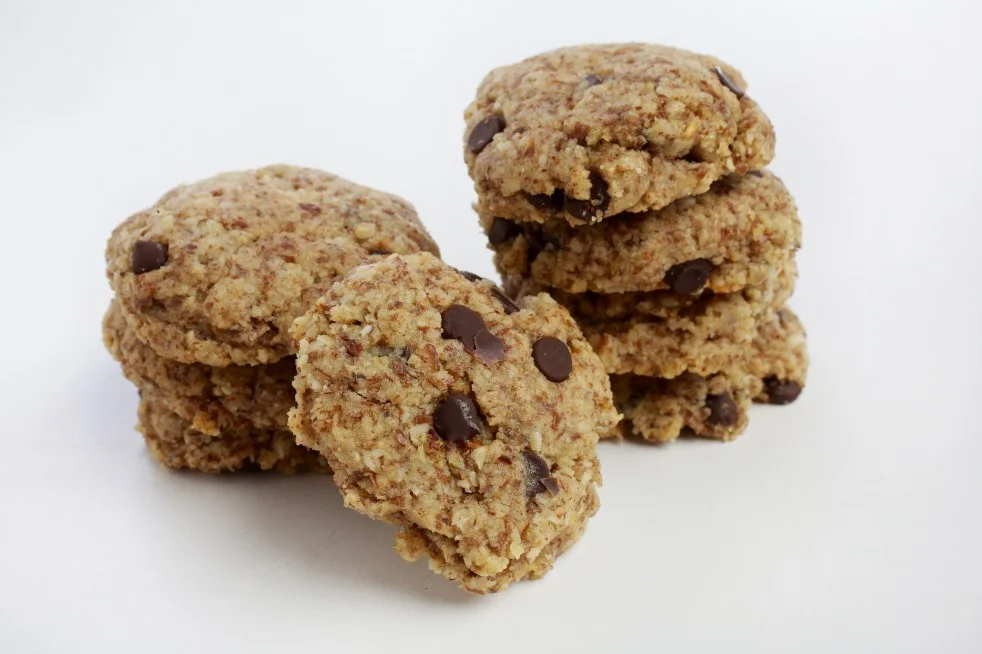 Soft-Baked Chocolate Chip Almond Breakfast Cookies