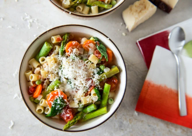 Springtime Crockpot Minestrone