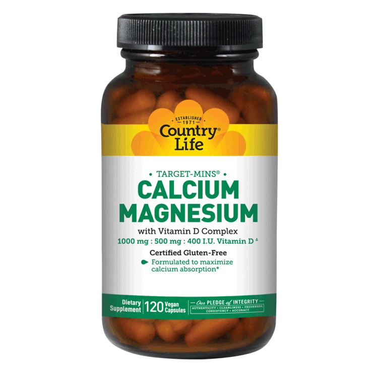 Calcium Magnesium with Vitamin D Complex 120ct. — Pass Health Foods
