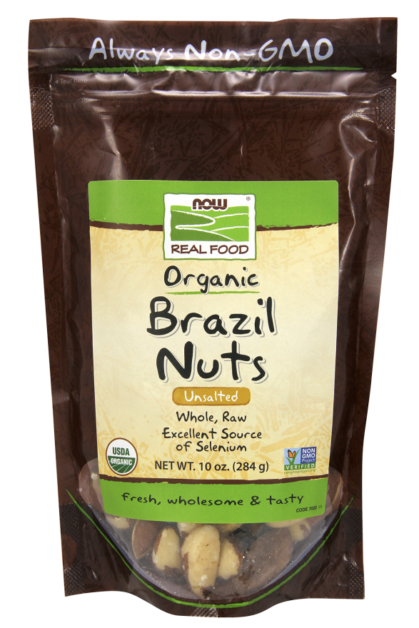 NOW Foods Organic Brazil Nuts 12oz. — Pass Health Foods