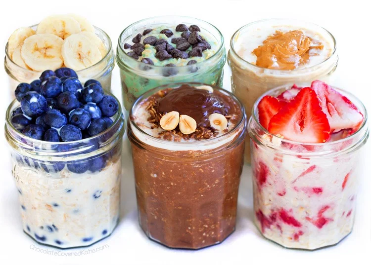 Overnight Oats: 15 Varieties!