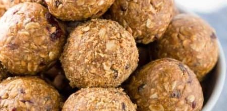 No Bake Oat Bran Snack Bites