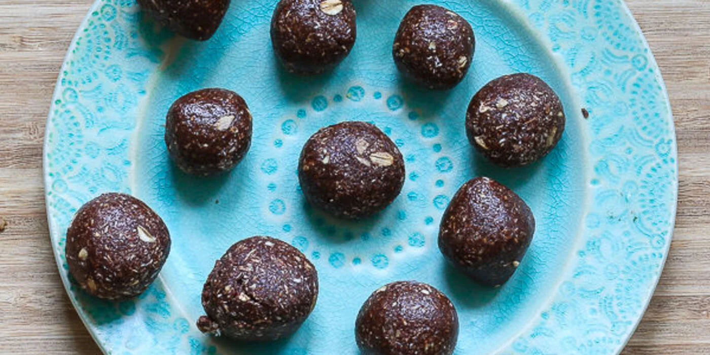 Cacao-Flax Energy Bites (GF &amp; Vegan)