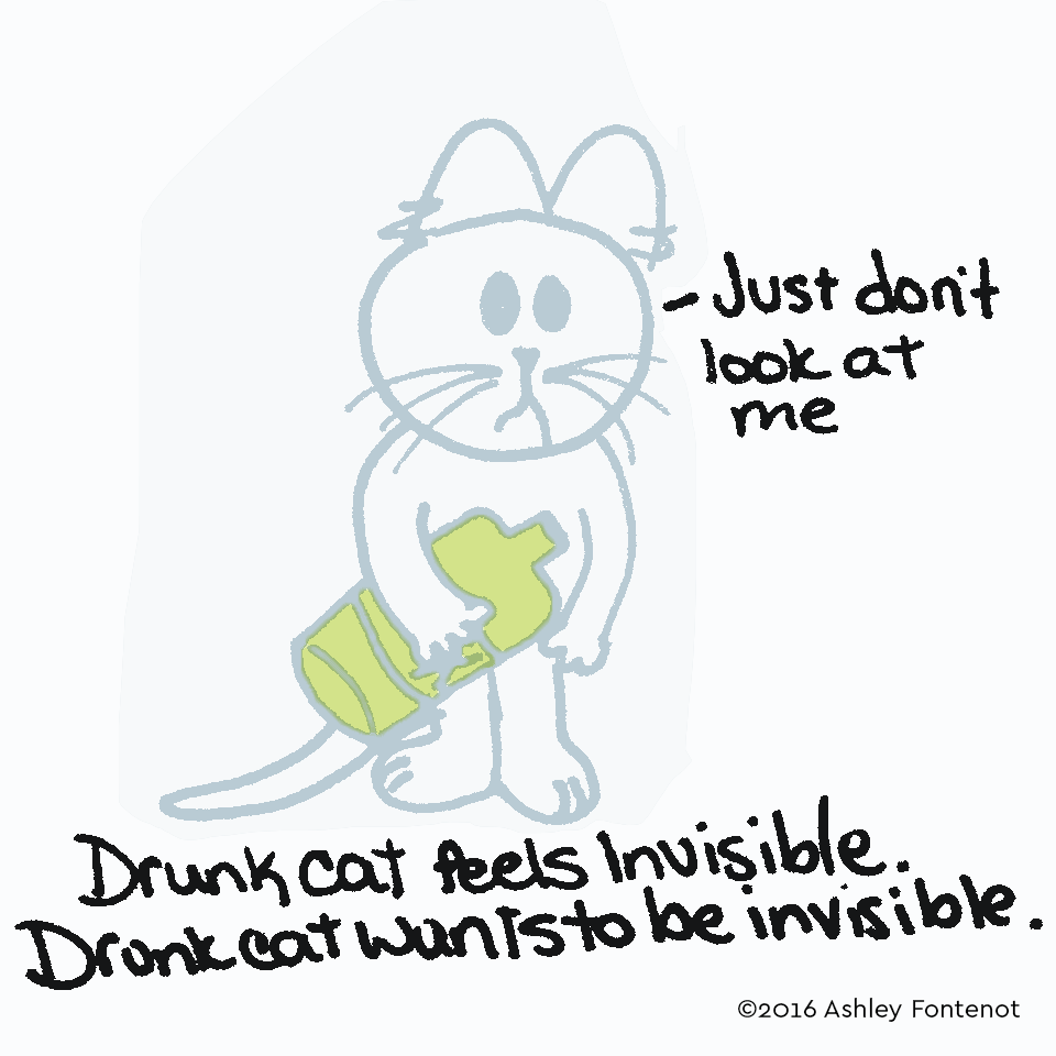 Drunk Cat Needs a Cloak