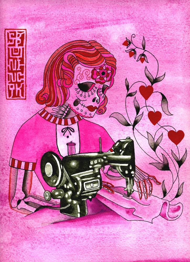 Sewing in the Afterlife