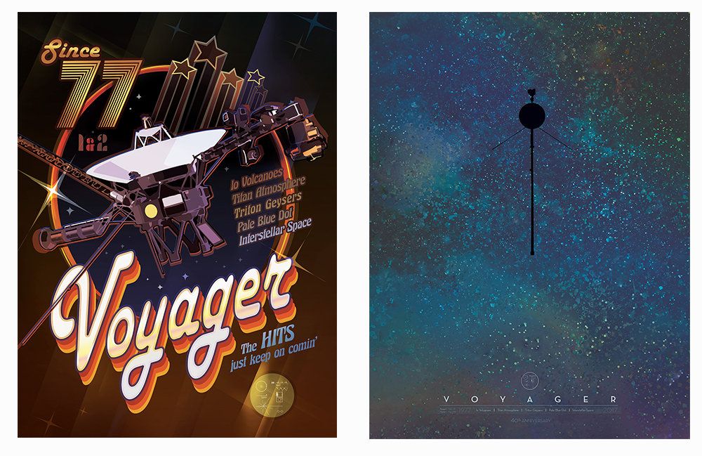 VOYAGER Spacecraft 40th Anniversary Commemorative Posters https://voyager.jpl.nasa.gov/downloads/