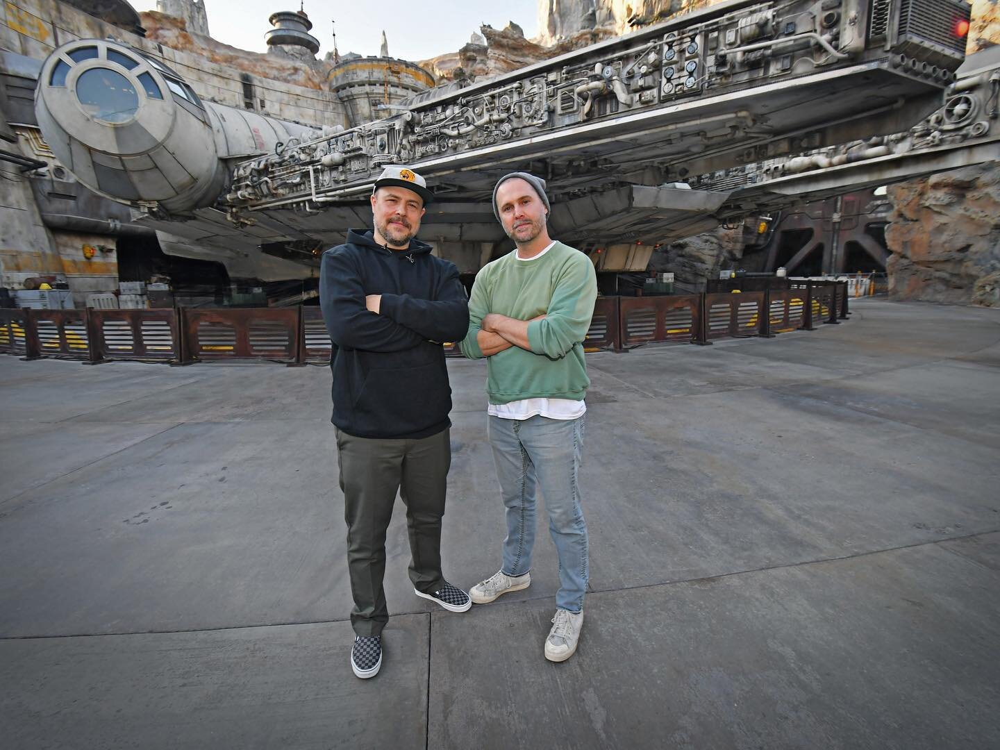 Alittle Star Wars Galaxies Edge and Back to the Future house for some inspiration w/ pal Don Clark @icreature