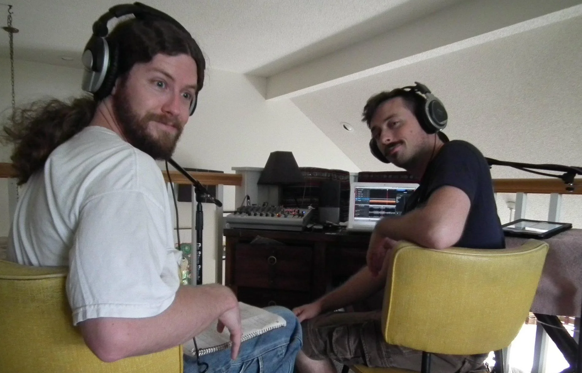 Two Gregs One Podcast reviews Bobbie Boob Biscuit Circuit Discus Circus Furnace Surfer album