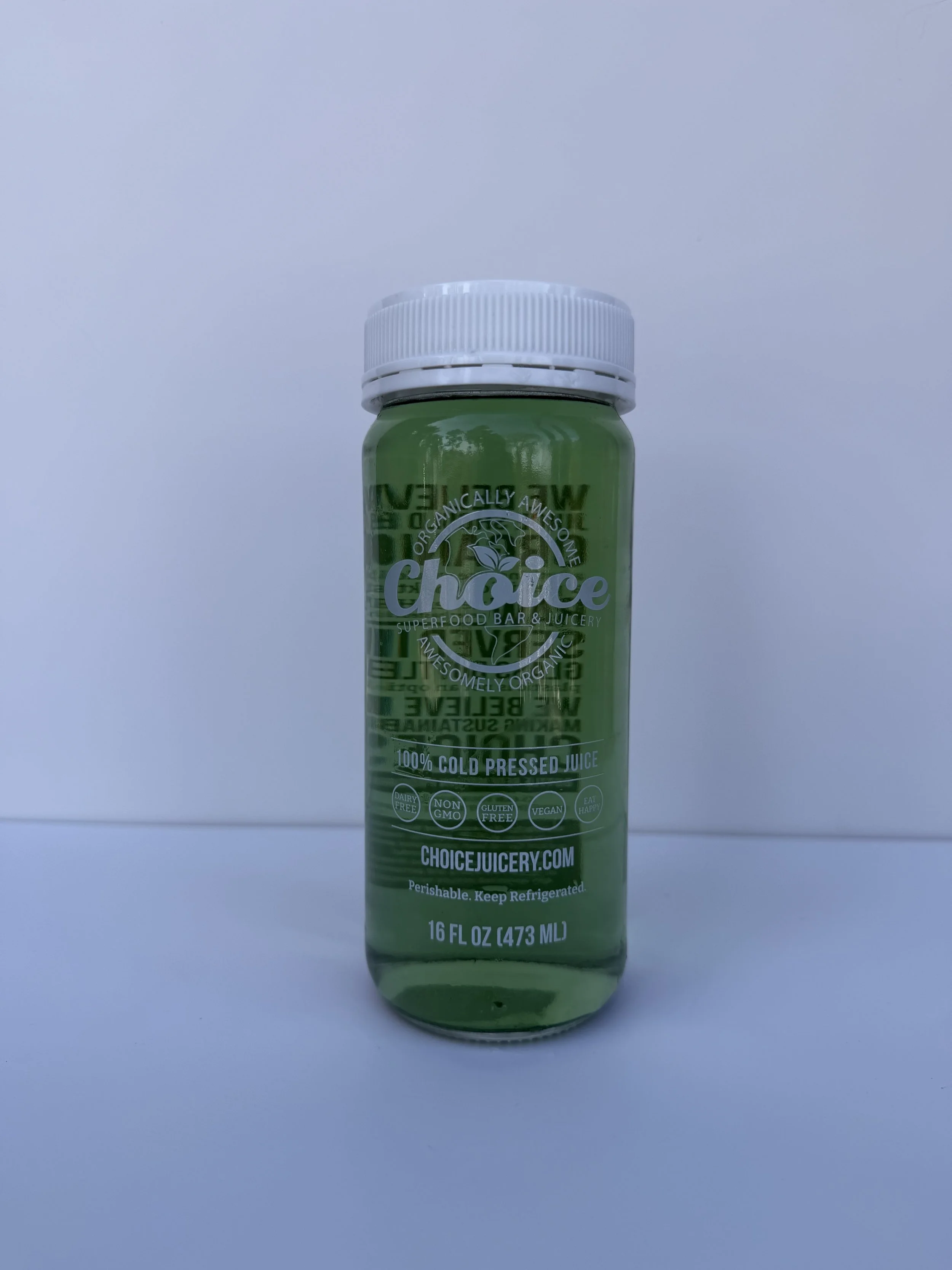 Choice Juicery Chlorophyll Water