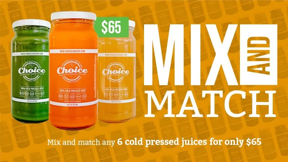 Cold Pressed Juices & More — Choice Juicery